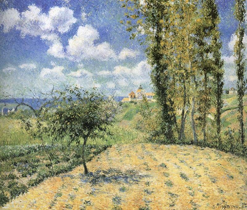 Spring scenery, Camille Pissarro